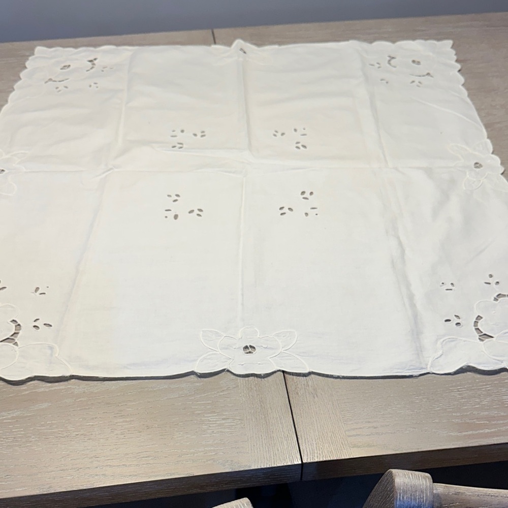 Elegant White Tablecloth